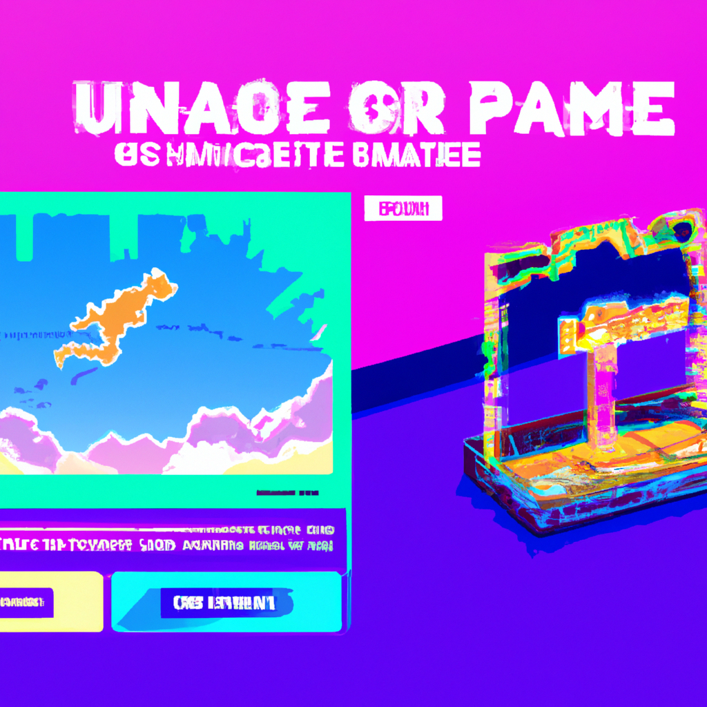 Showcase tile with neon platformer